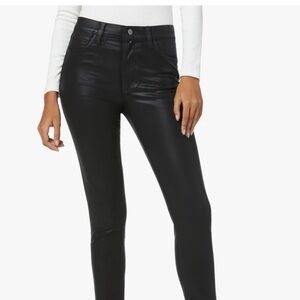 JOE'S JEANS Skinny Stretch Black Leather-Looking Jeans